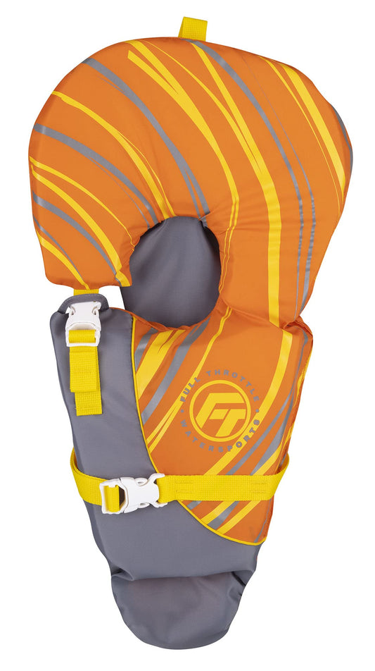 Full Throttle Infant Baby-Safe Life Jacket Orange