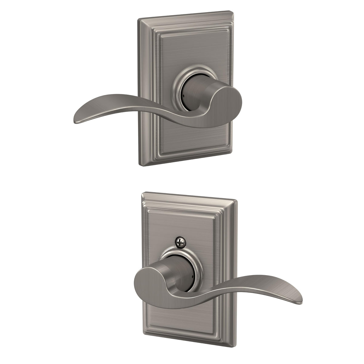 Schlage F10 Accent 619 Passage Door Lever