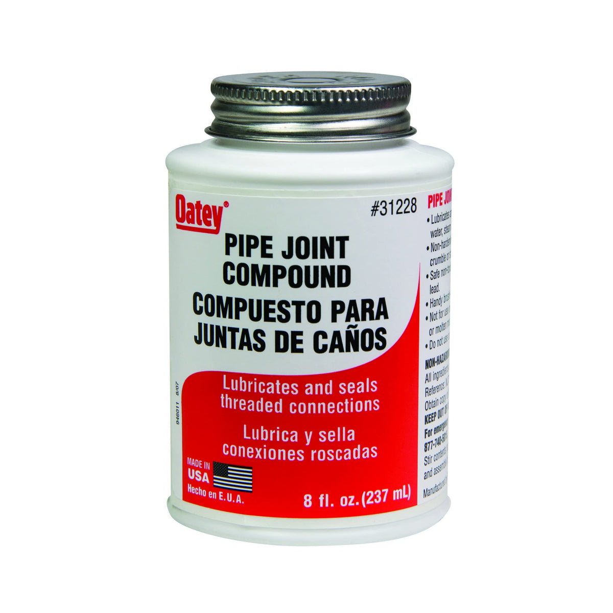OATEY PIPE JNT CMPND W/BRSH GR