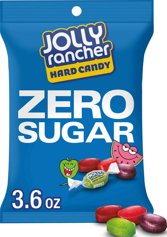JOLLY RANCHER Zero Sugar Hard Candy 3.6 oz, 12 ct
