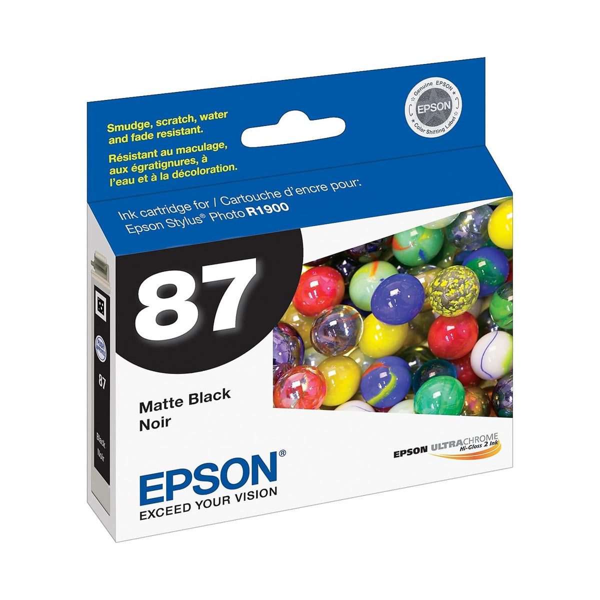 Epson Brand Stylus R1900 Standard Matte Blk Ultra Ink - T087820