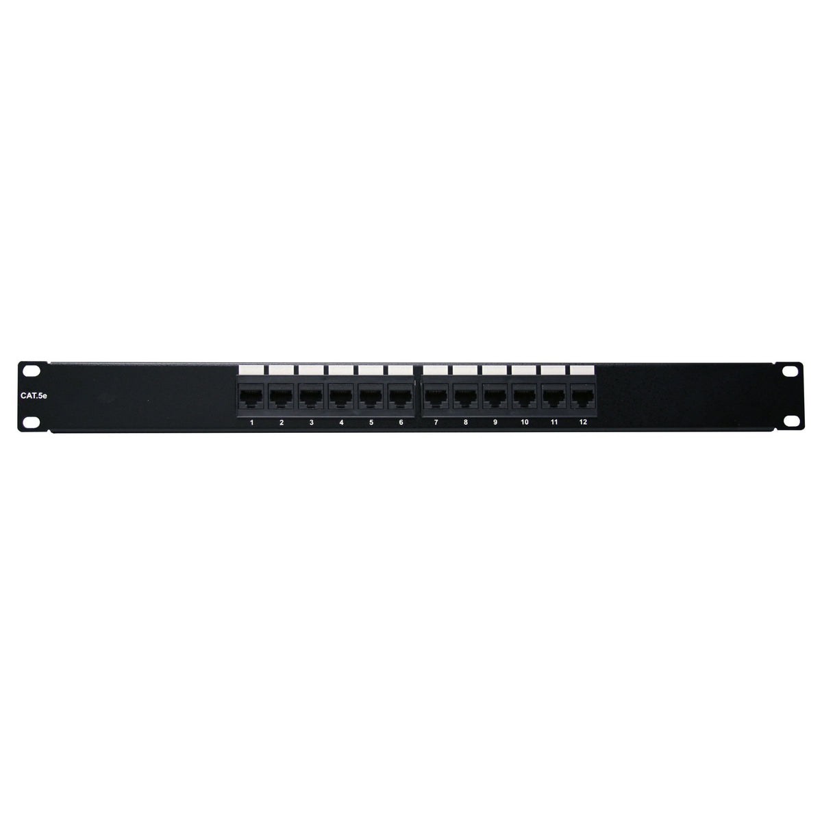 CableWholesale 12 Port Cat5e Patch Panel 19" 1U