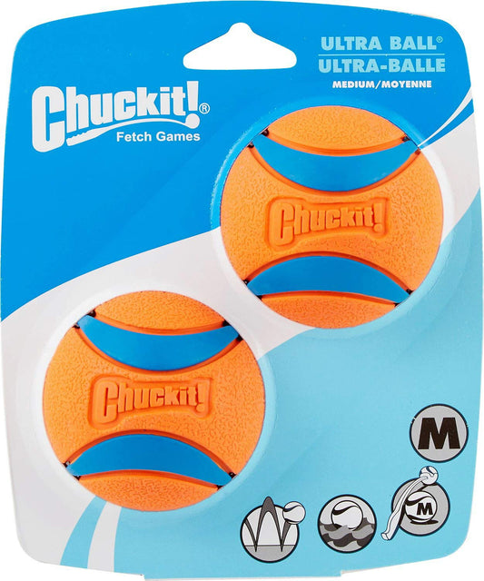 Chuck It! Ultra Ball Dog Toy, Medium, 2 Count, 12 Pack