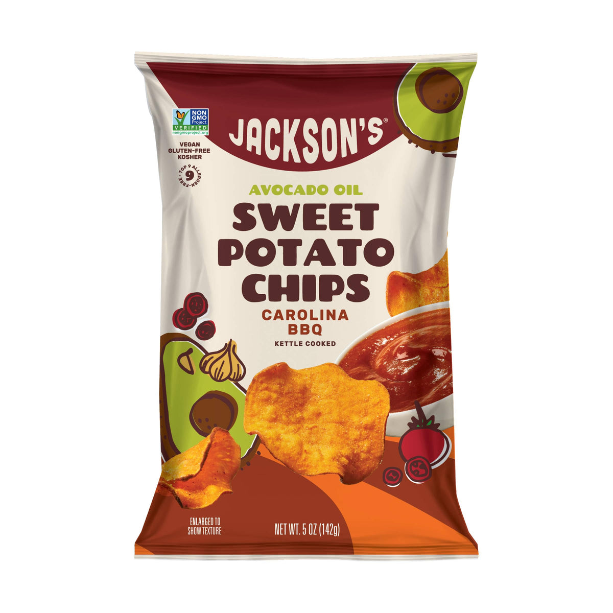 Jackson's Chips Sweet Potato Carolina BBQ 5oz