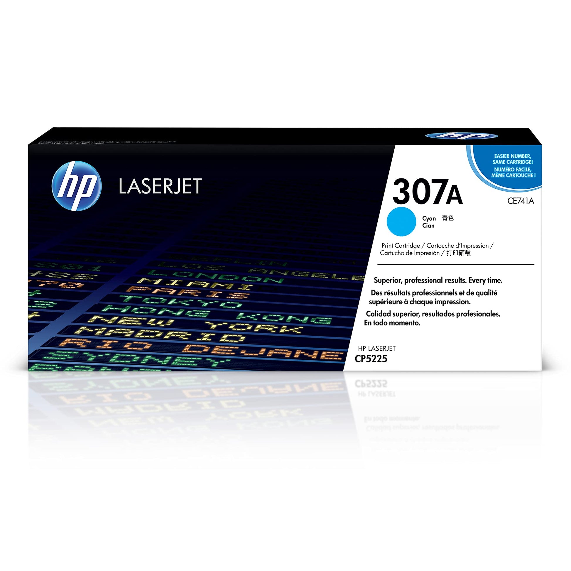 HP Clj CP5225 Cyan Cart