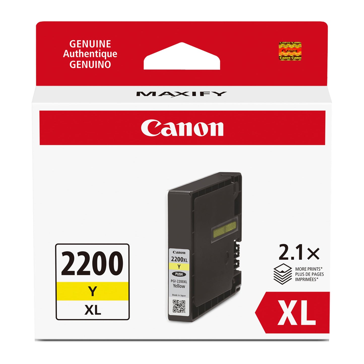 Canon PGI-2200XL Yellow Ink Tank