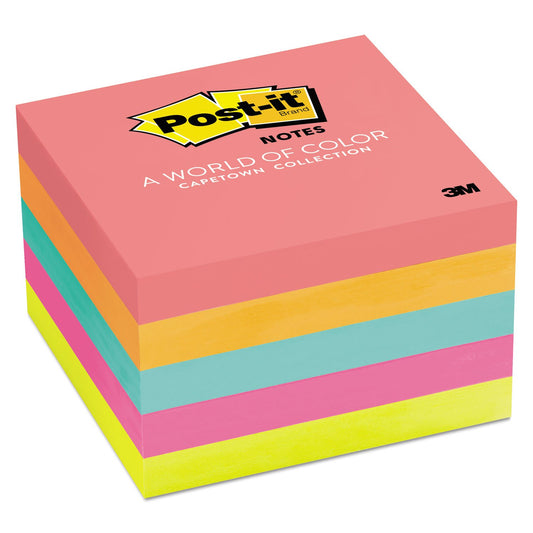Post-it Notes, 3 in x 3 in, Jaipur Collection, 5 Pads/Pack