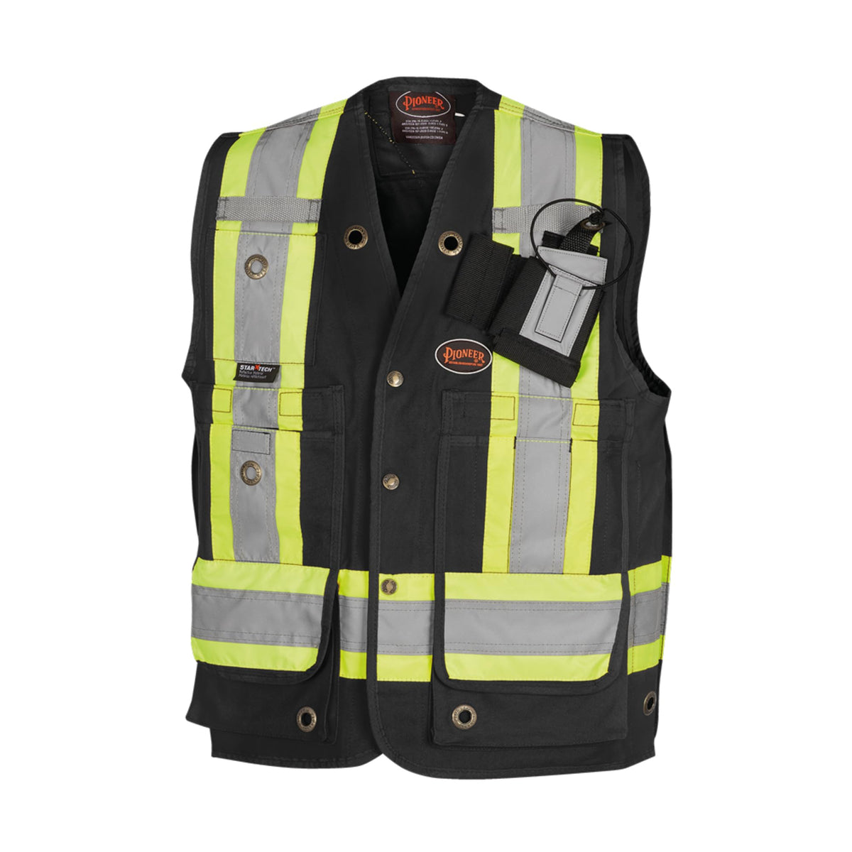 PIONEER 694BK Hi Vis Surveyor Safety Vest