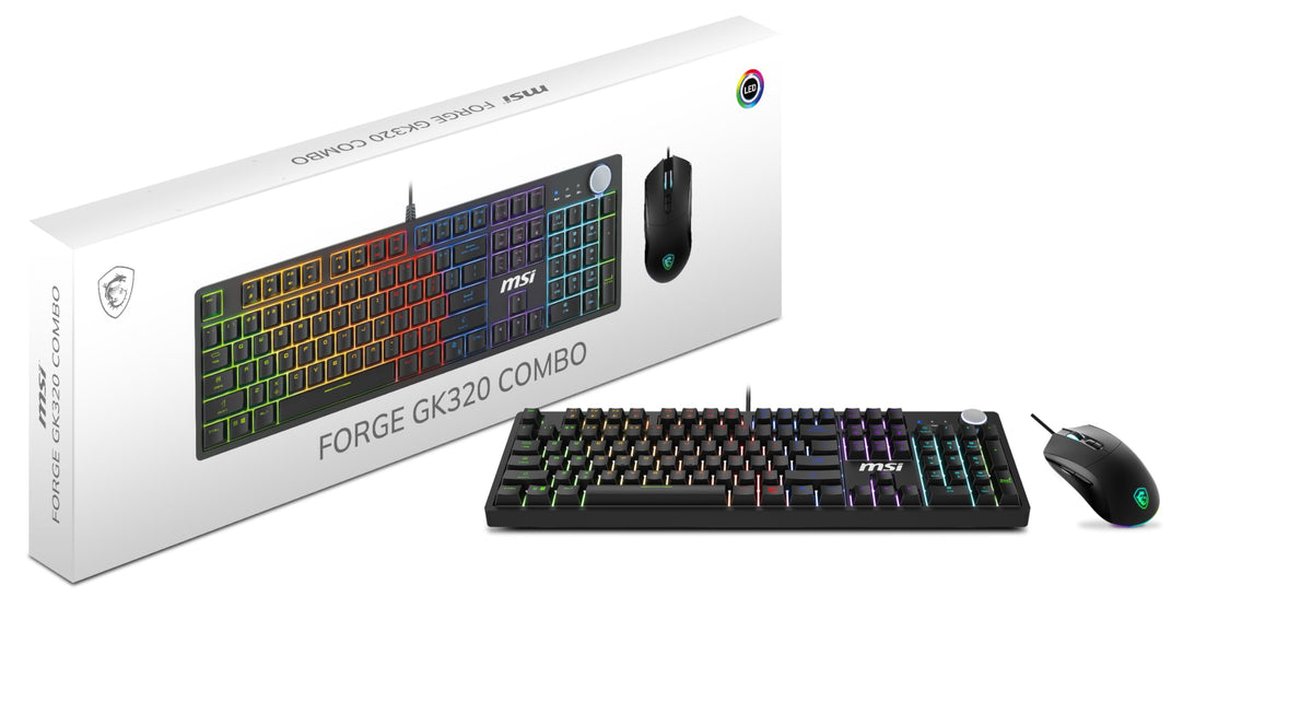 MSI Forge GK320 Combo RGB Keyboard & Mouse