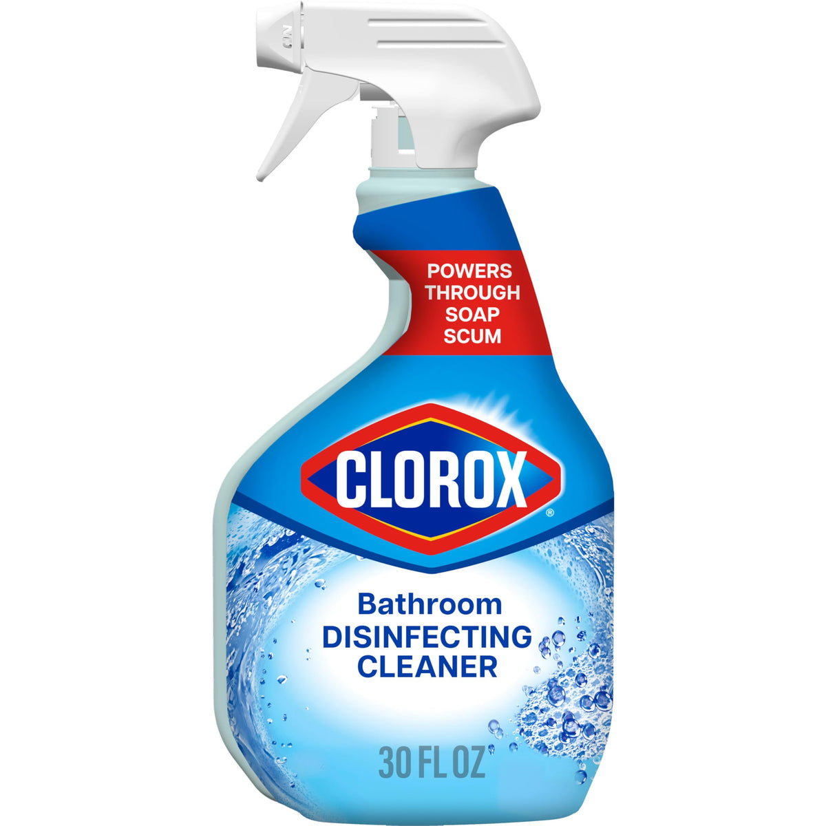 Clorox Clorox Disinfecting Bathroom Cleaner, Bleach Free 30 Ounce Spray Bottle (package May Vary), 30 Fl Oz
