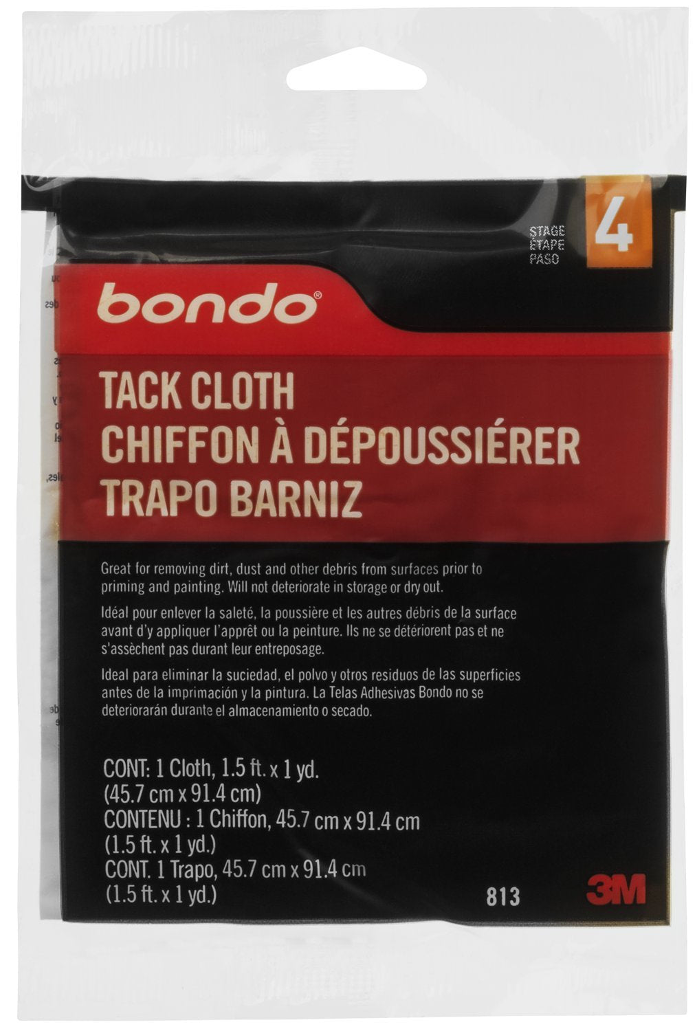 Bondo Tack Cloth 1.5ft x 1yd (813) by Meguiar's