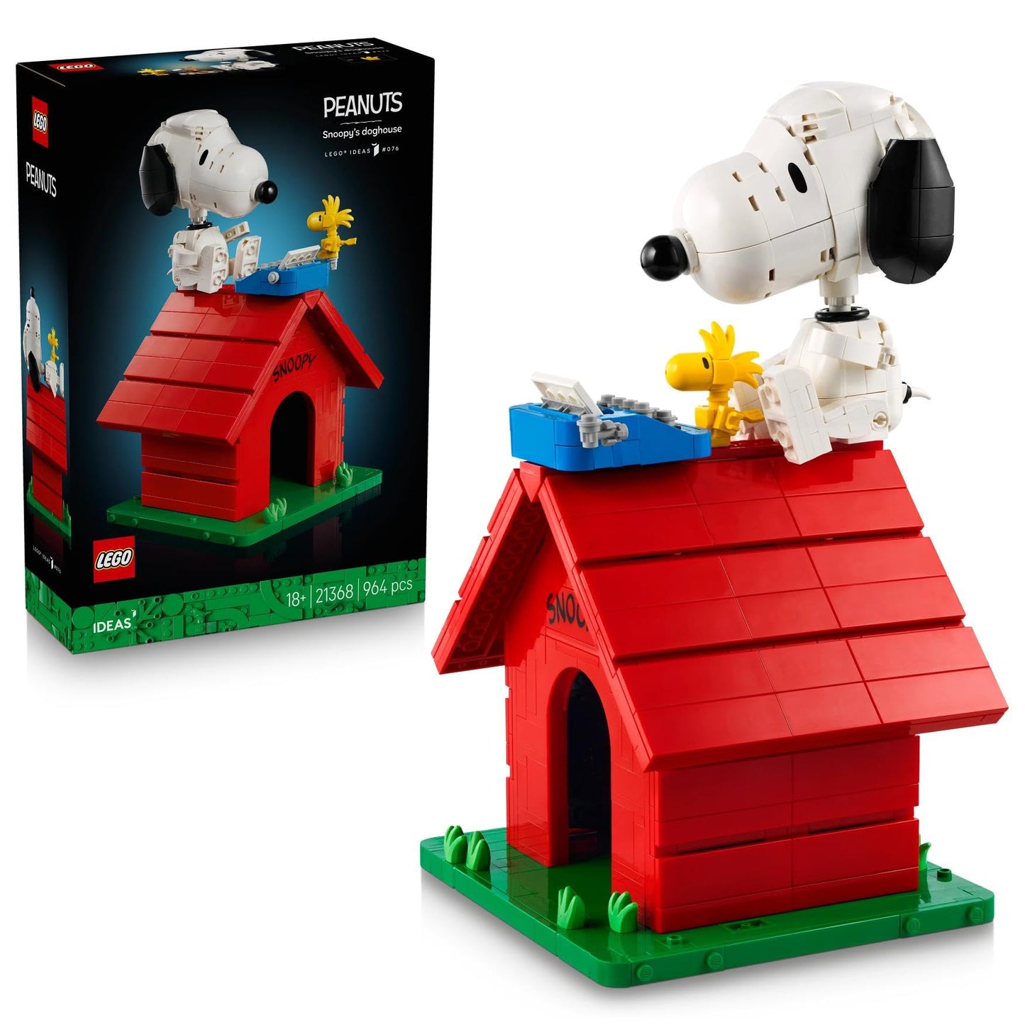 LEGO Ideas Peanuts Snoopy Doghouse 21368