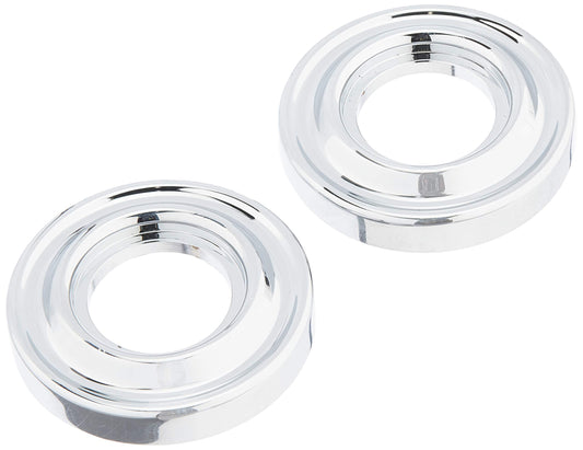 Baldwin 5002 Estate Rosettes Pair, Polished Chrome