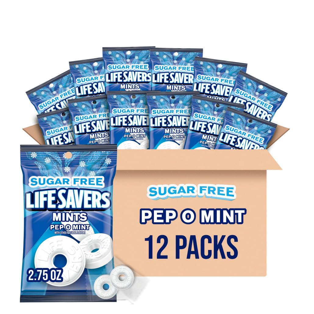 LIFE SAVERS Pep-O-Mint Hard Candy 2.75 oz 12 Pack