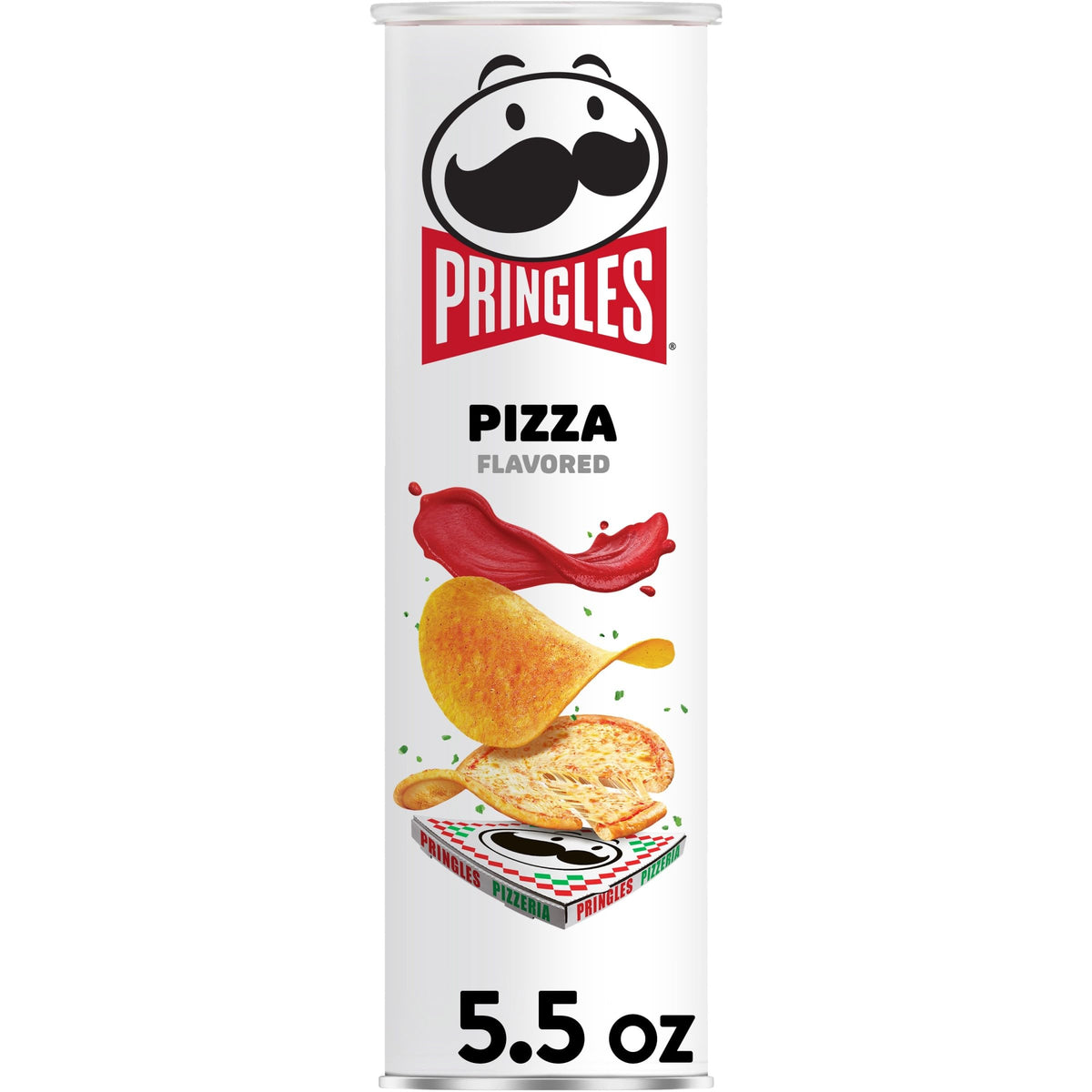 Pringles Pizza Potato Crisps Chips 5.5oz Can