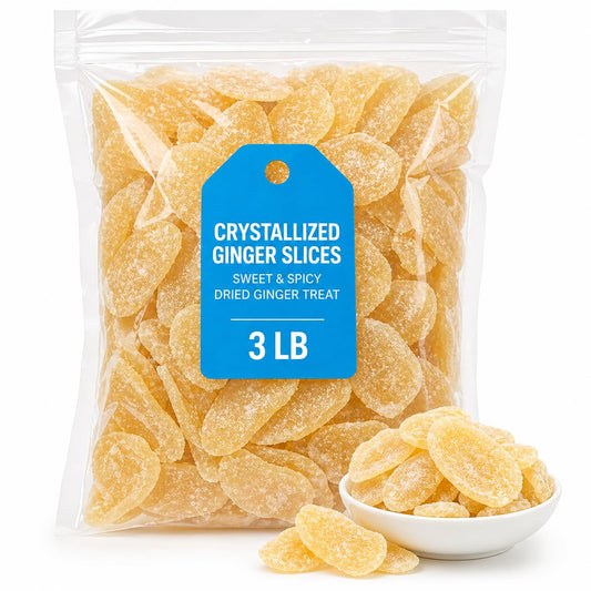 Imported Crystallized Ginger Slices 3 lb