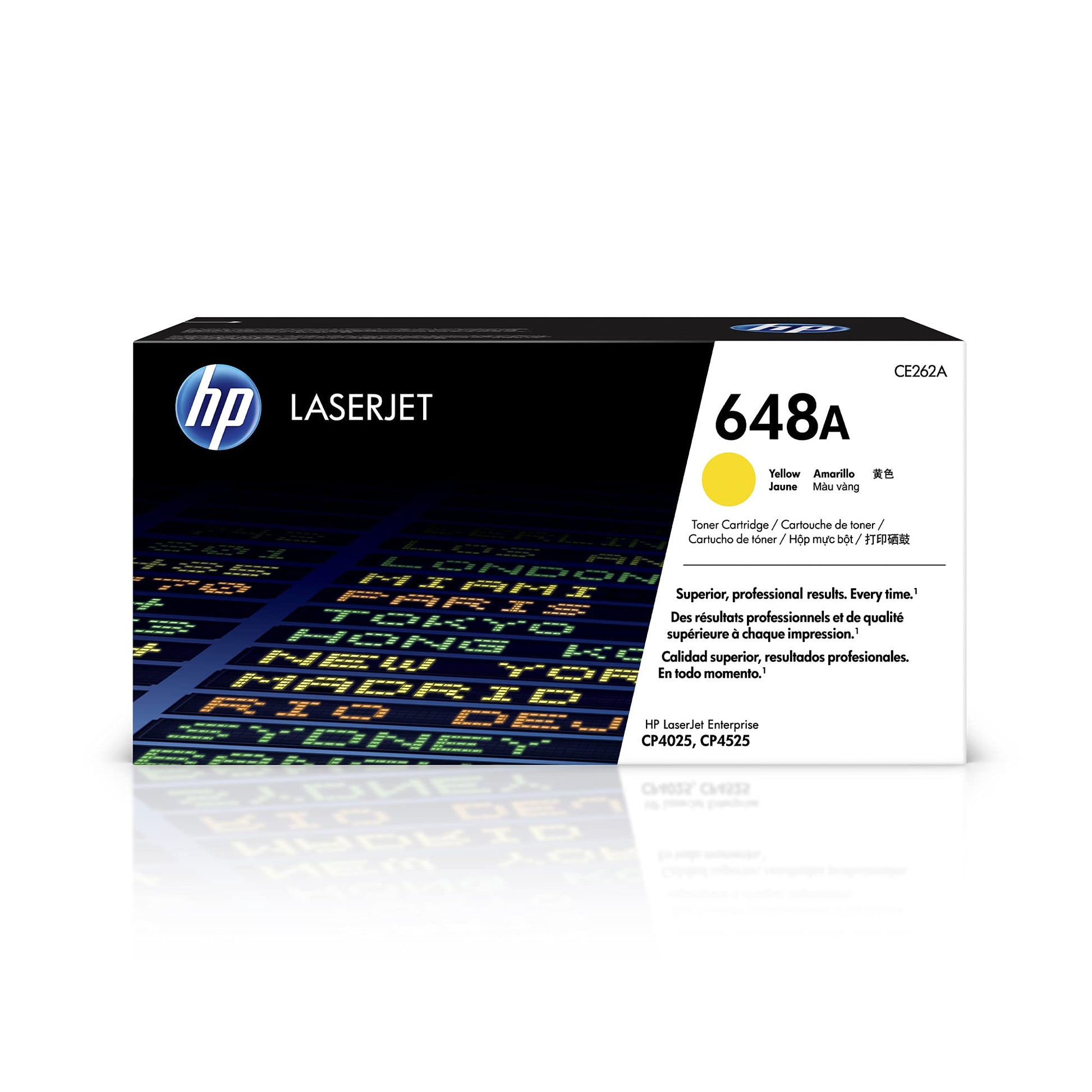 H.P. 648A (CE262A) Original Ink Toner Cartridge, Yellow