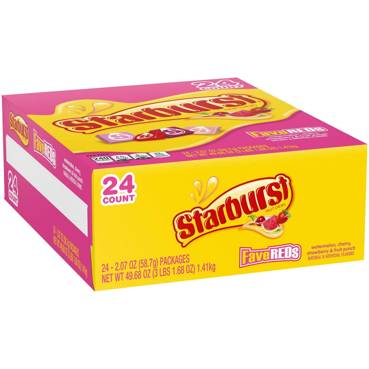 Starburst Fave Reds Gummy Candy 49.68oz