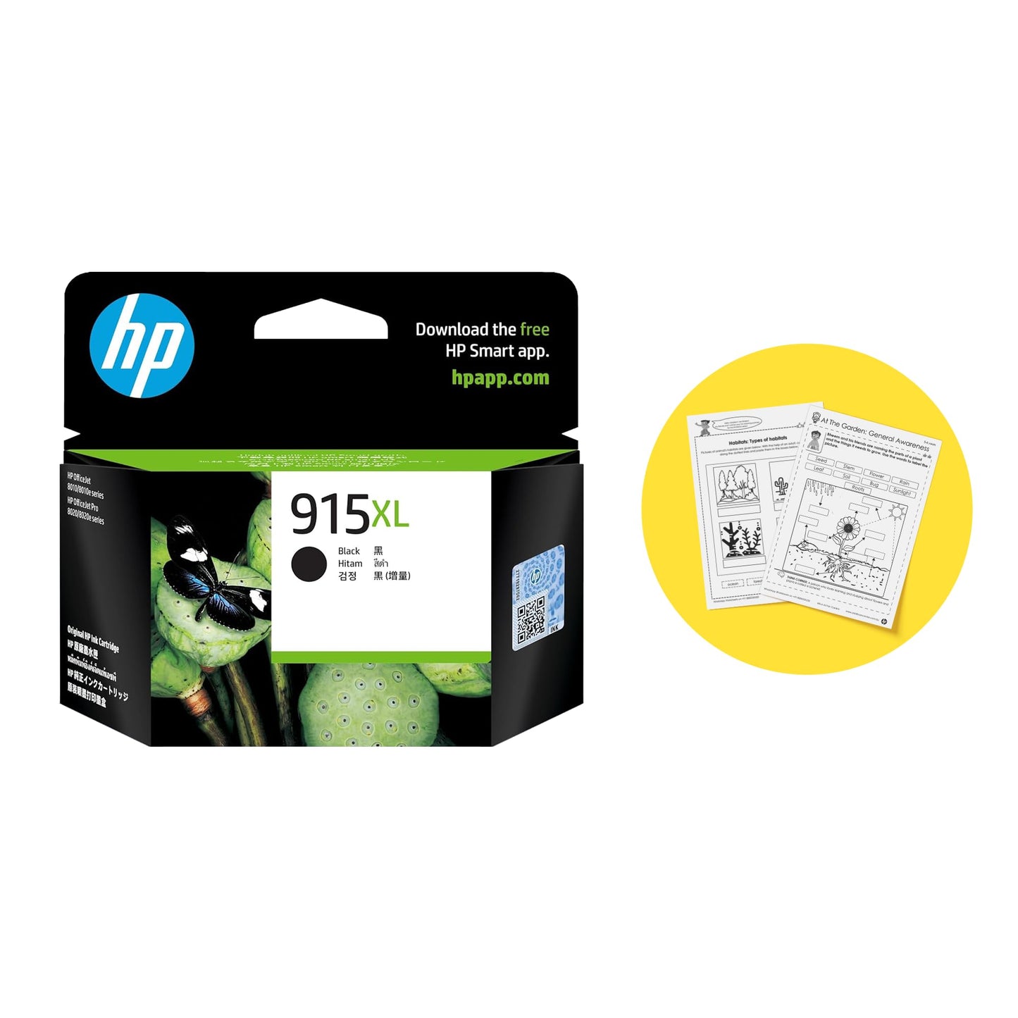 HP 915XL Black Ink Cartridge 3YM22AA