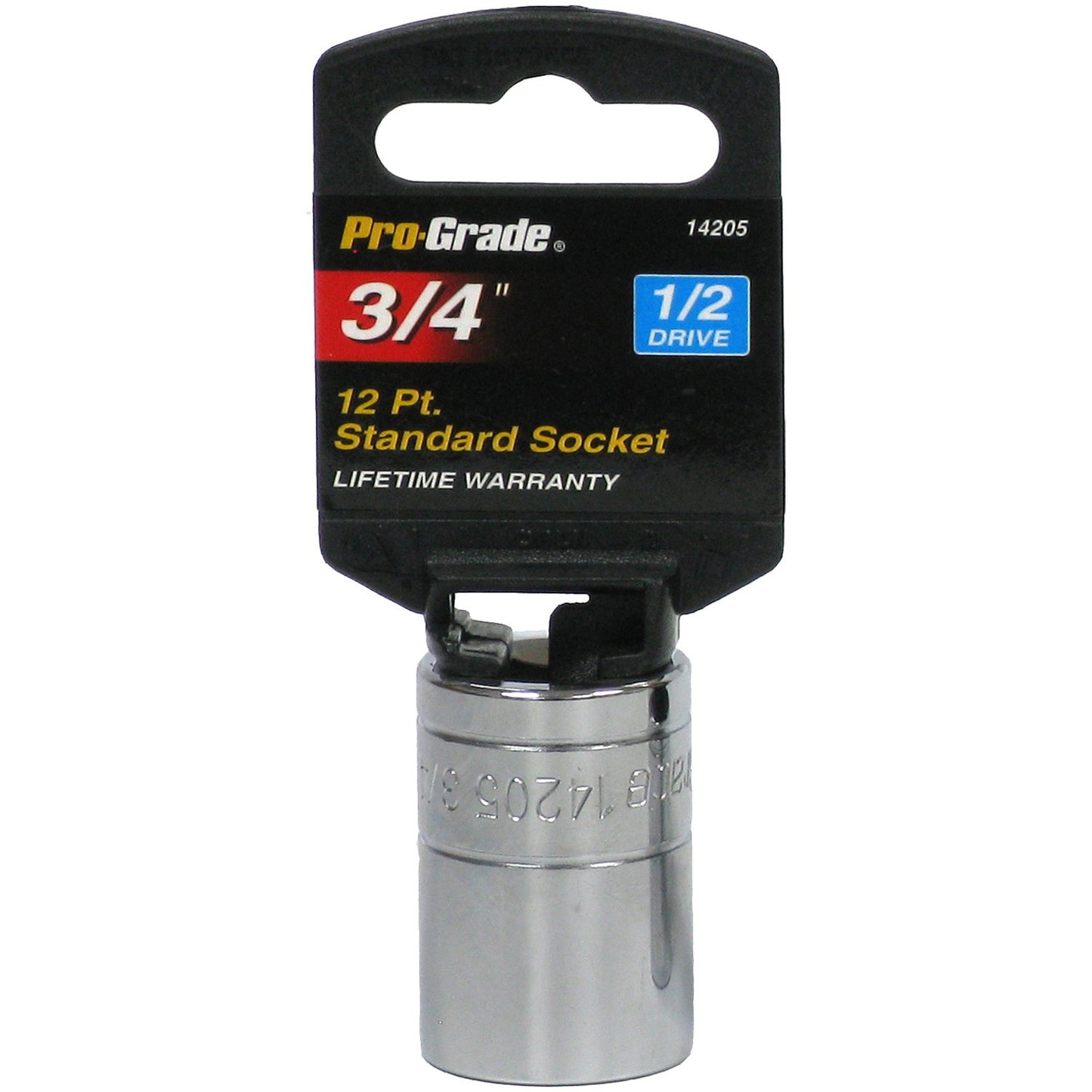 ProGrade 1/2" Drive 12-Point 3/4" Socket