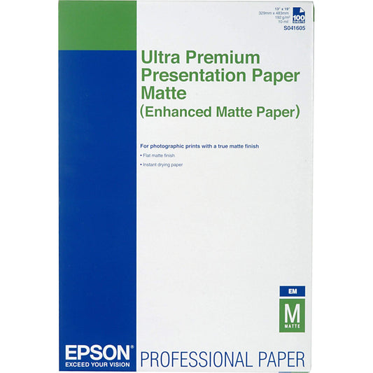 EPSON Enhanced Matte Paper 13x19 192g/m² 100 Sheets