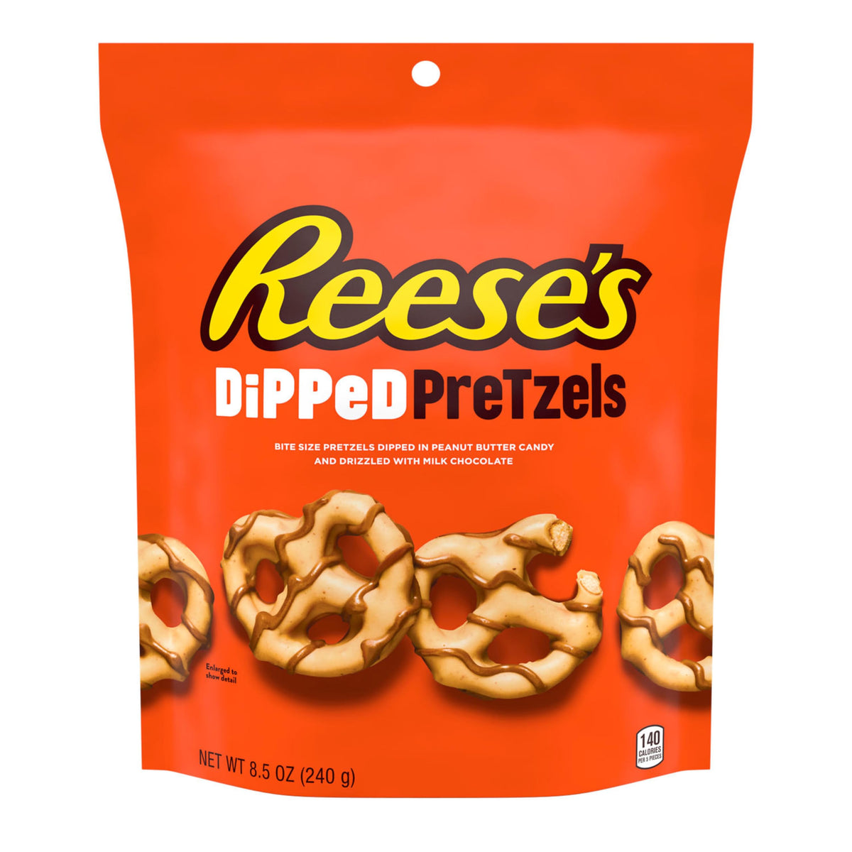 REESE'S Milk Chocolate Peanut Butter Pretzels 8.5 oz, 6 Pack