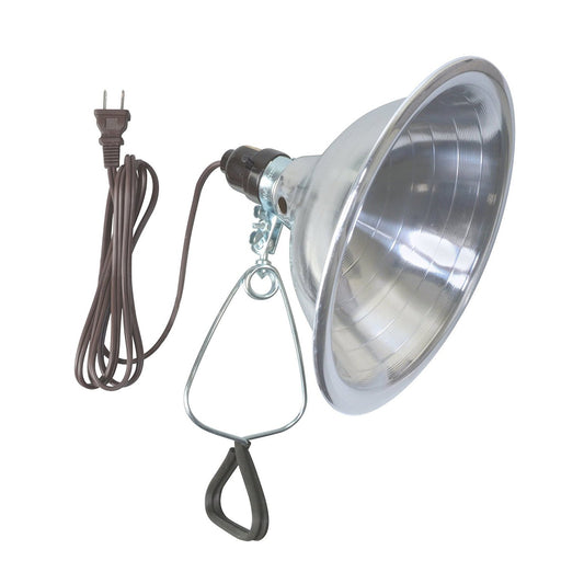 Woods Clamp Lamp Light, 150W, 8.5" Reflector, 6ft Cord
