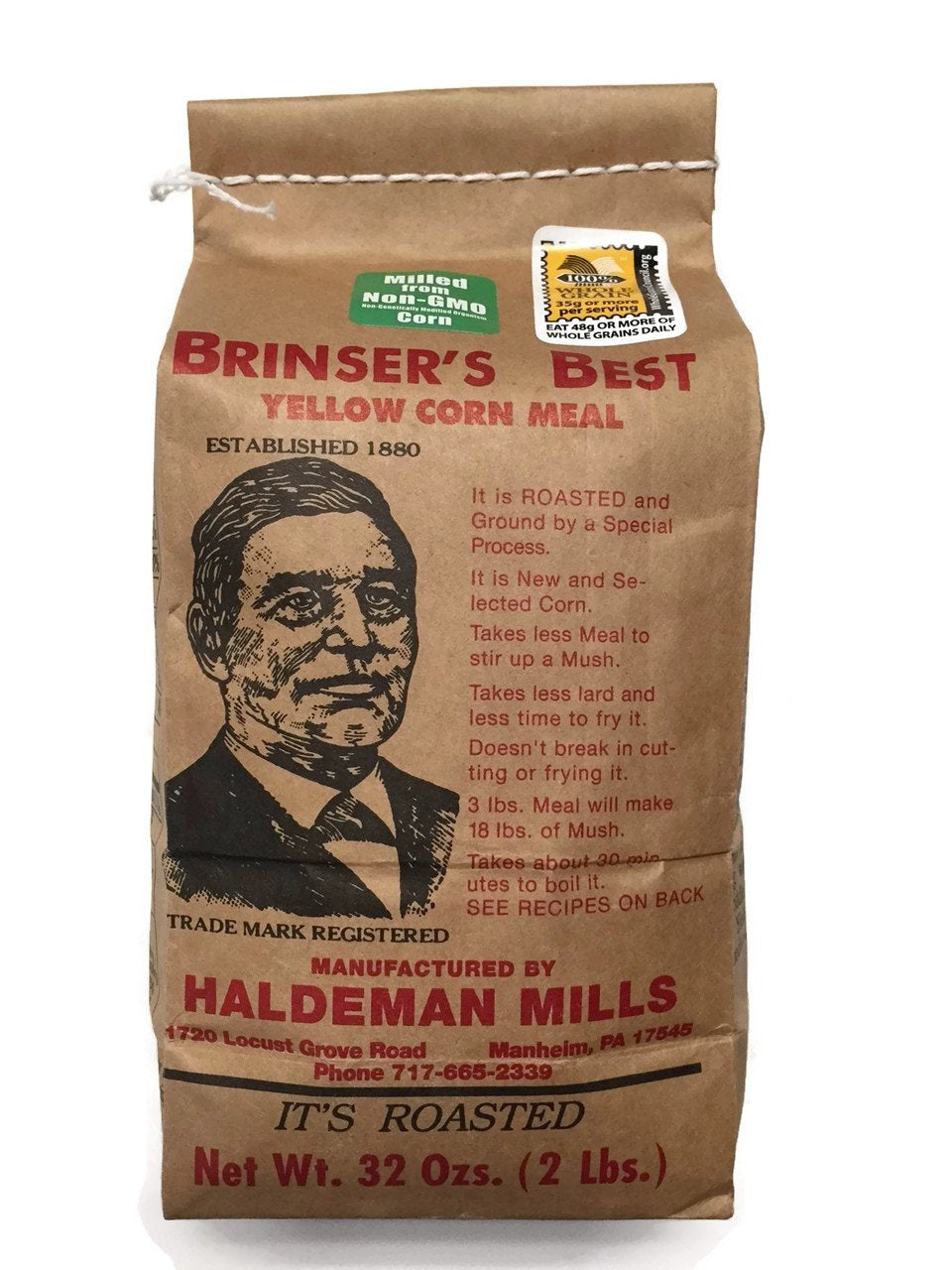 Brinser Yellow Corn Meal 2lb