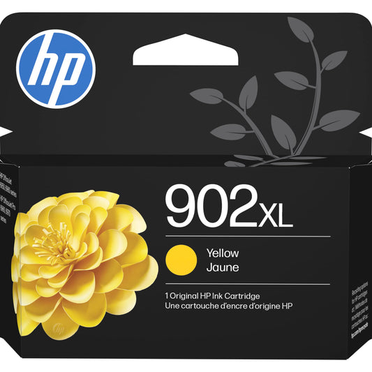 HP 902XL Yellow High-Yield Ink Cartridge | Works OfficeJet 6950, 6960 Series, OfficeJet Pro 6960, 6970 Series | Eligible for Instant Ink | T6M10AN