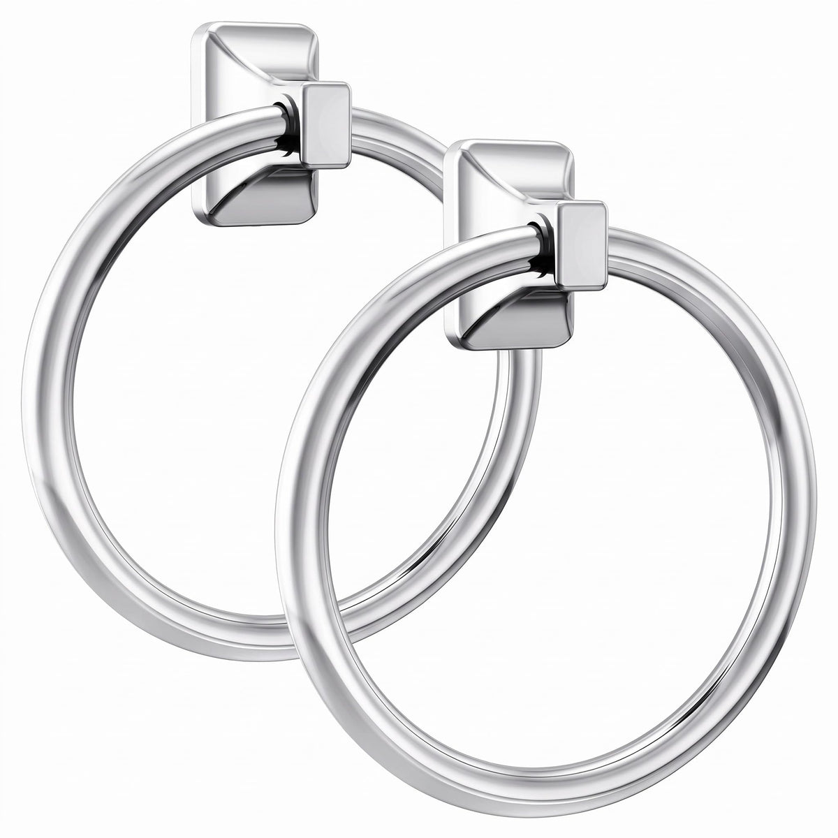 Moen Donner Chrome Towel Ring P5860 6.25" (2-Pack)