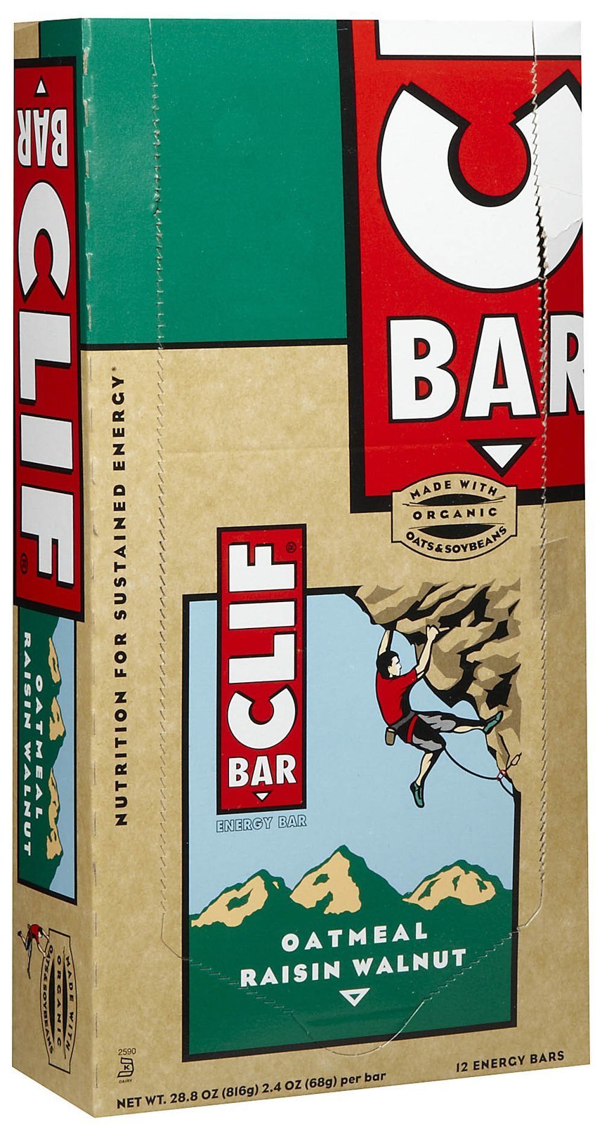 CLIF Bar Oatmeal Raisin Walnut 12 ct