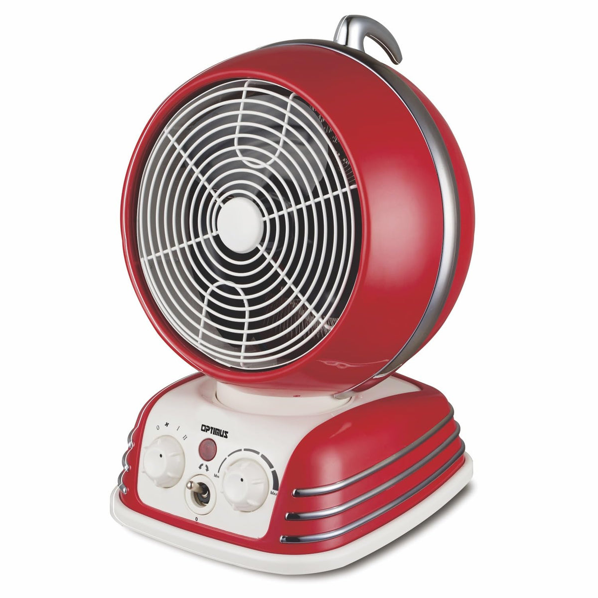 Optimus H-1418 Retro Oscillating Fan Heater