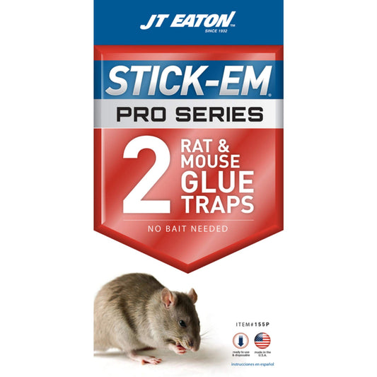 JT RAT&MOUSE GLUE TRAP 2PK