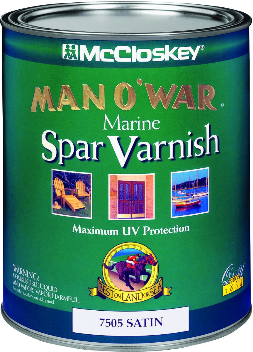 McCloskey Man O' War Satin Varnish Quart