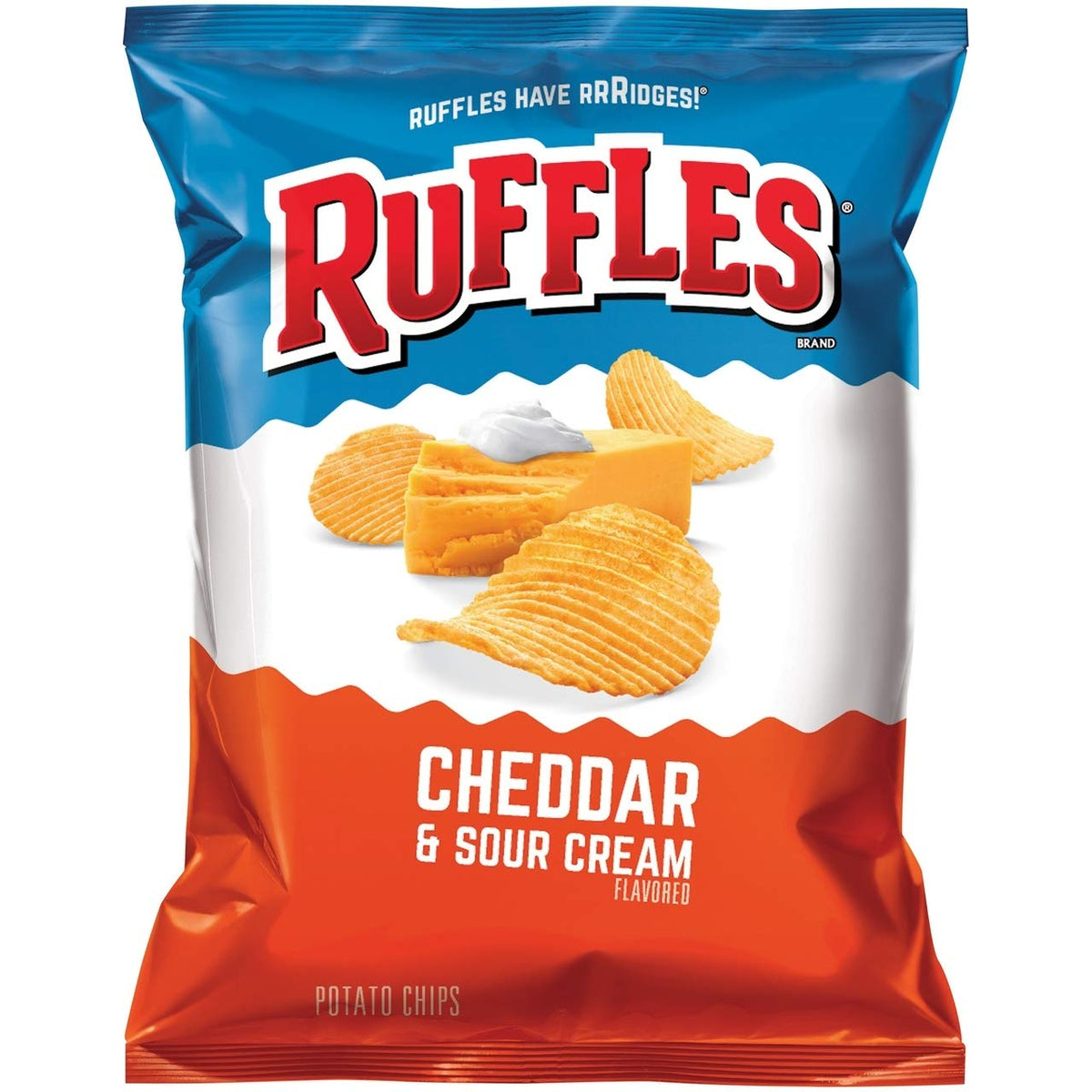 Ruffles Cheddar Sour Cream Chips 2.125oz