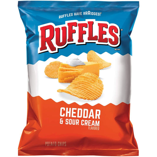 Ruffles Cheddar Sour Cream Chips 2.125oz