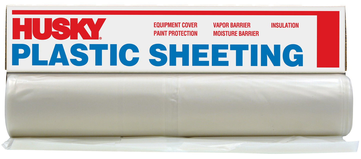 Husky Plastic Sheeting 6 mil 6ft x 100ft