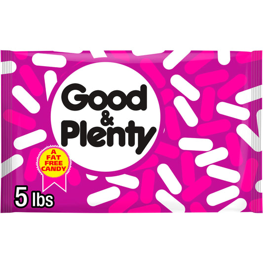 GOOD & PLENTY Bulk, 5 lbs., 6