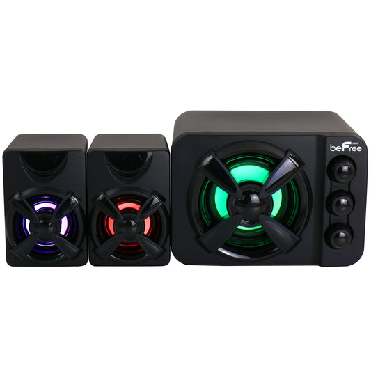 beFree Sound 2.1 Gaming Speaker System with LED