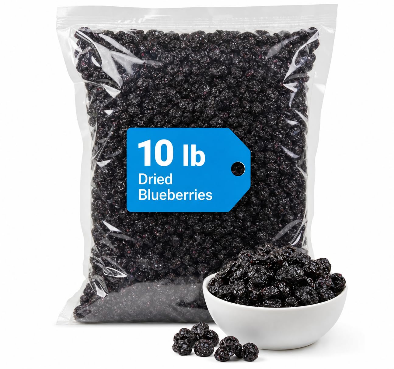 Meduri Dried Blueberries 10 lb Bulk Pack