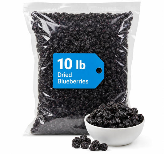 Meduri Dried Blueberries 10 lb Bulk Pack
