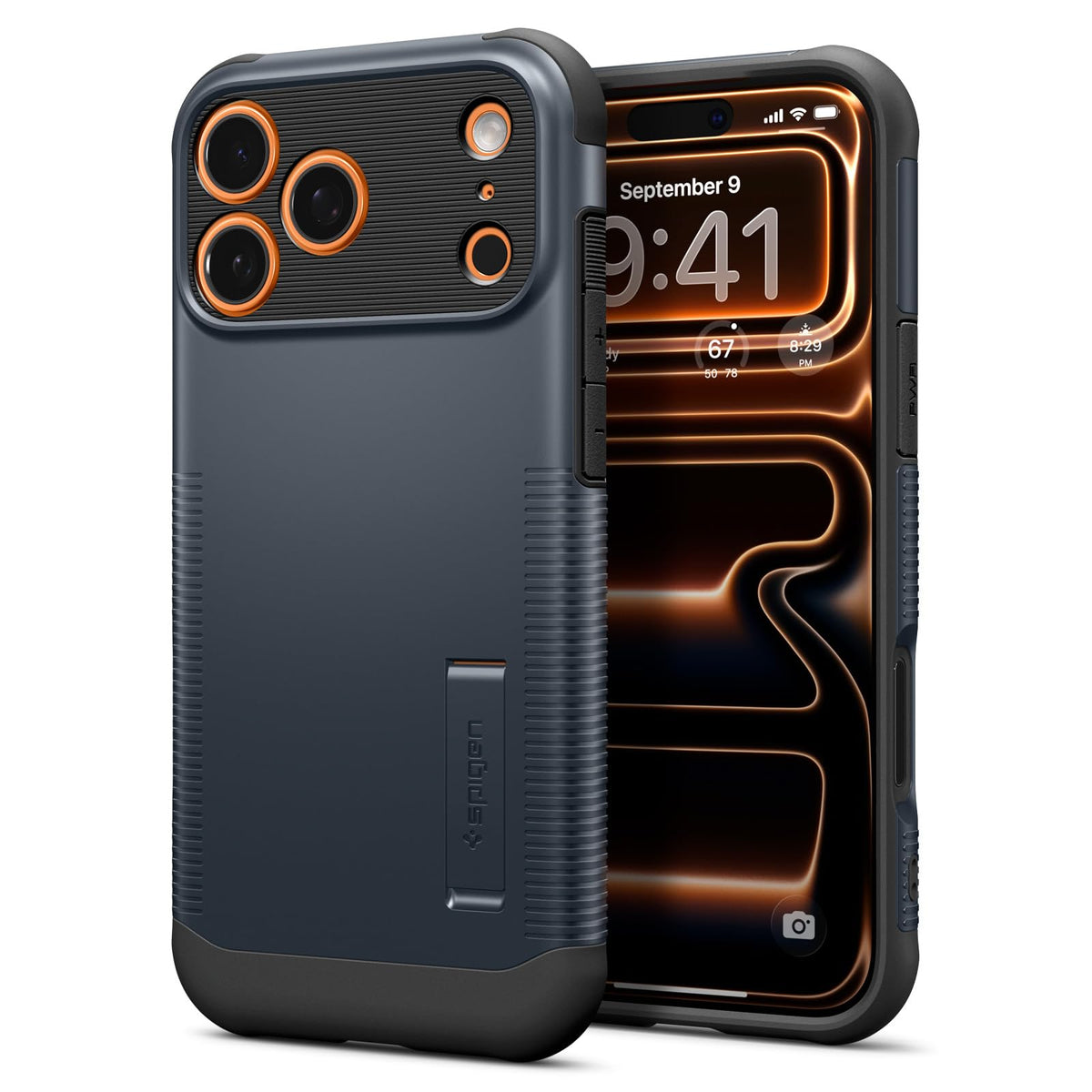 Spigen Slim Armor Mag Fit Case for IP25P (2025) Metal Slate