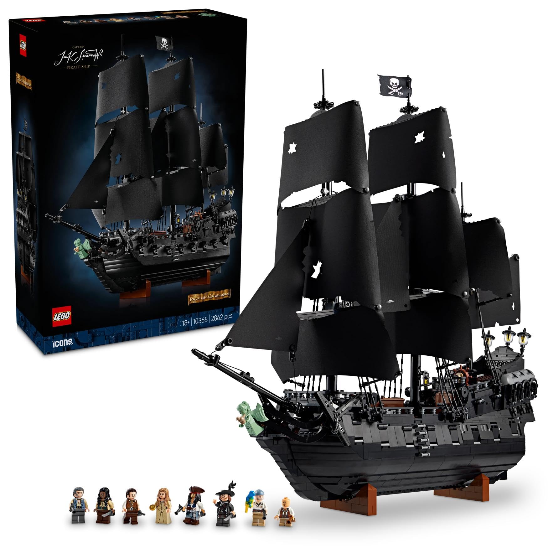 LEGO Icons Captain Jack Sparrow Pirate Ship 10365