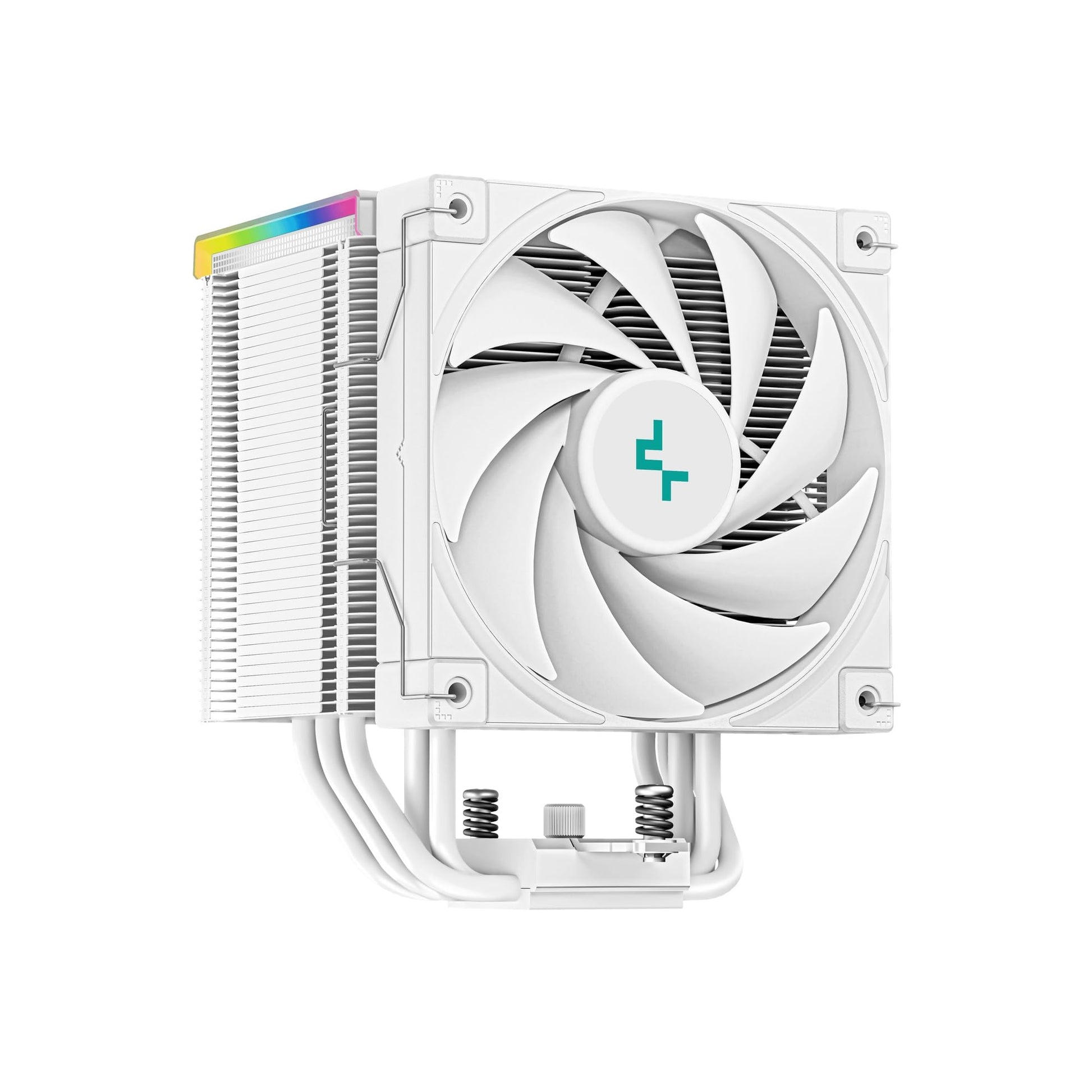 DEEPCOOL AK500 Digital White Digital Display 5 Heat Pipes Compatible with LGA1700/AM5 Single Tower Air Cooled CPU Cooler R-AK500-WHADMN-G FN2028