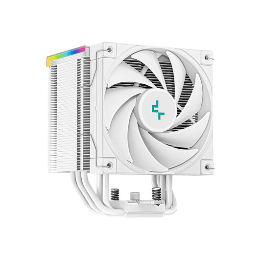 DEEPCOOL AK500 Digital White Digital Display 5 Heat Pipes Compatible with LGA1700/AM5 Single Tower Air Cooled CPU Cooler R-AK500-WHADMN-G FN2028