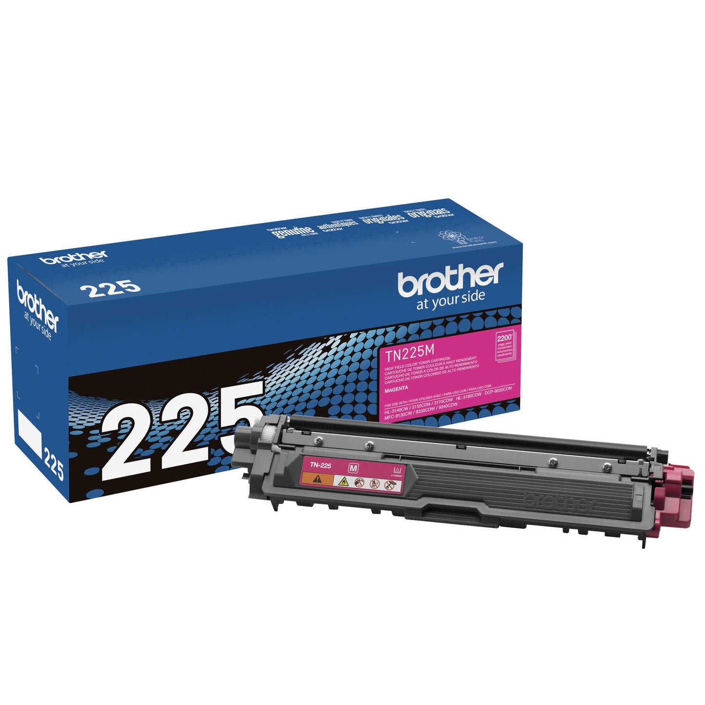 Brother TN225M High Yield Magenta Toner Cartridge