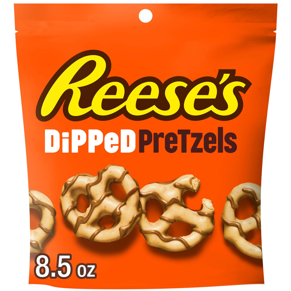 REESE'S Chocolate Peanut Butter Dipped Pretzels 8.5 oz
