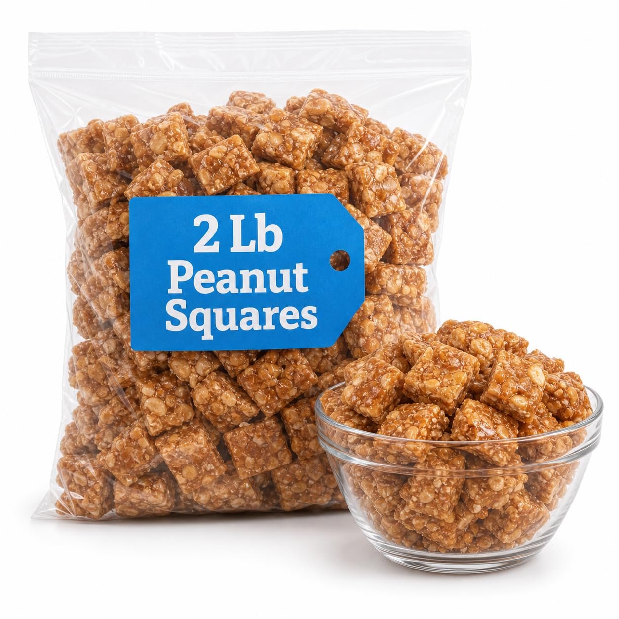 Mascot, Peanut Squares 25lb