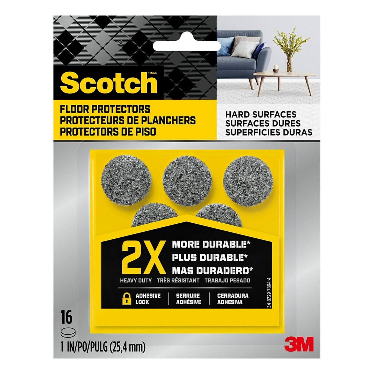 3M Scotch™ Heavy Duty Felt Pad