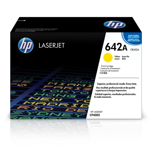 HP 642A Yellow Toner Cartridge CB402A
